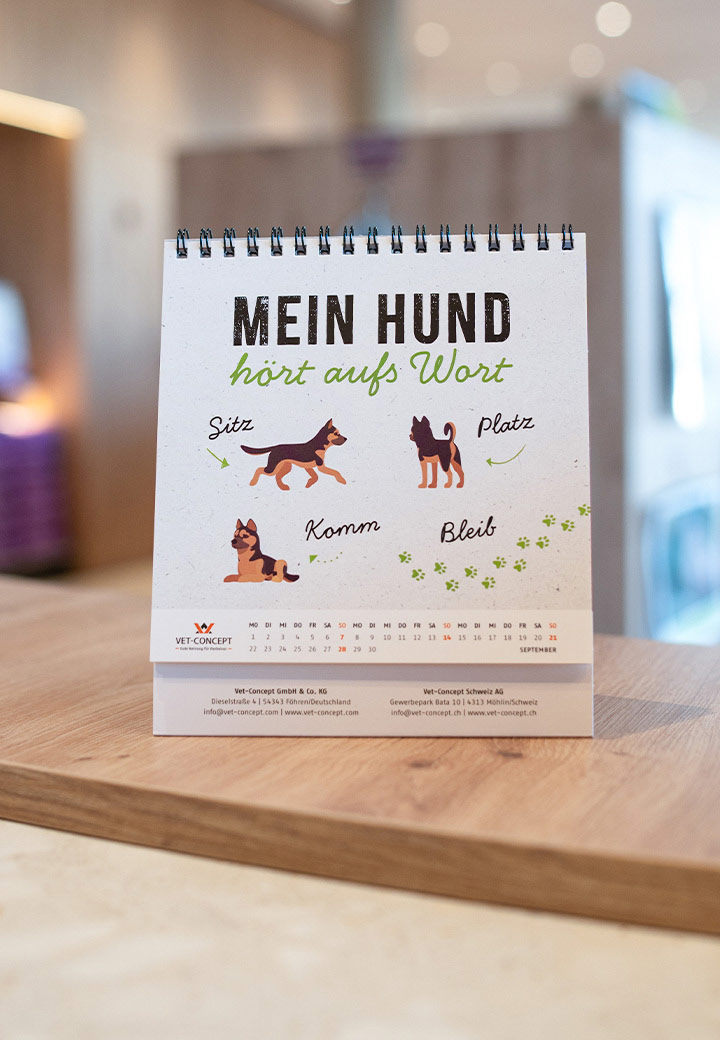 Vet-Concept Tischkalender 2025 Bild 2