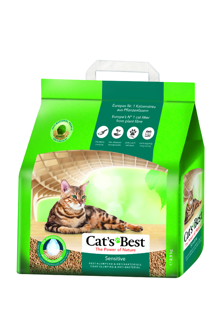 Katzenstreu Cat's Best Sensitive, 8l 20l für die Katze von VetConcept