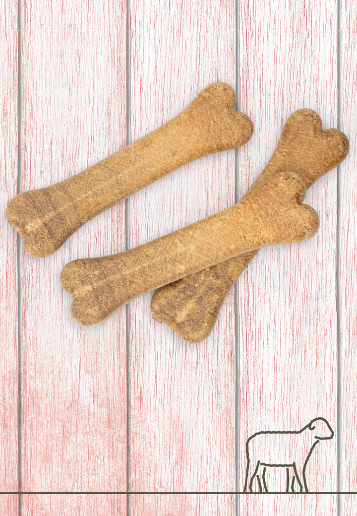 Lammknochen, 3 Stk. à 12 cm 15 cm für den Hund von VetConcept