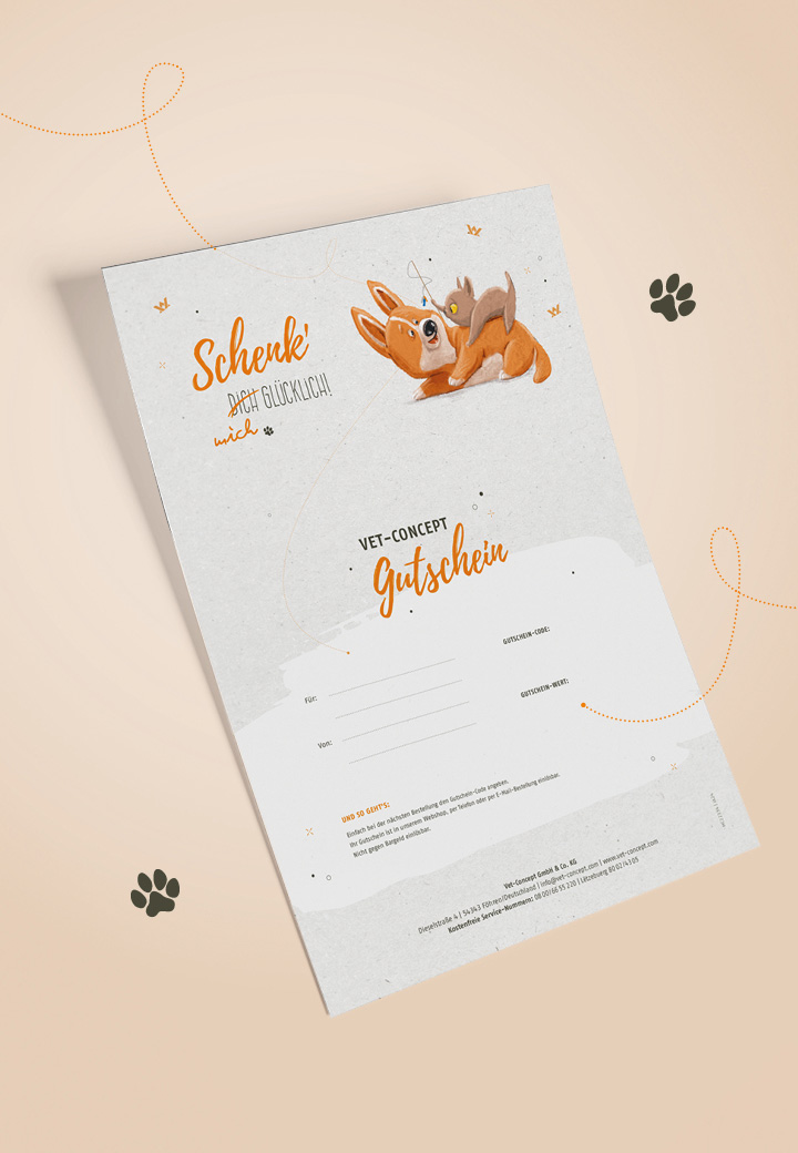 Vet-Concept Geschenkgutschein per Post