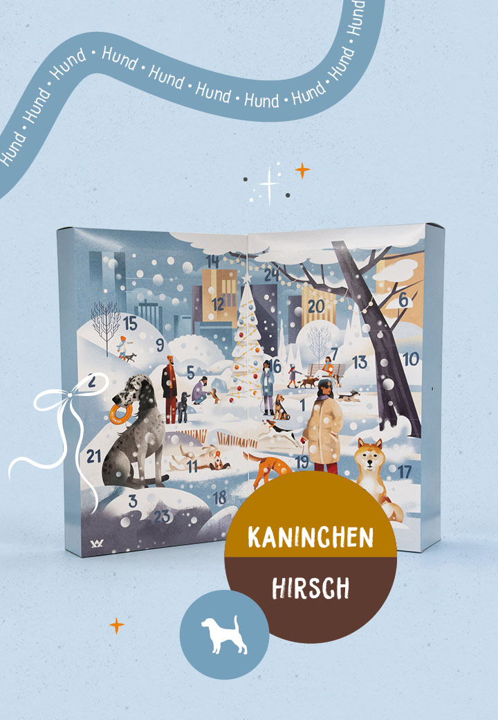 Hunde Adventskalender Kaninchen Hirsch