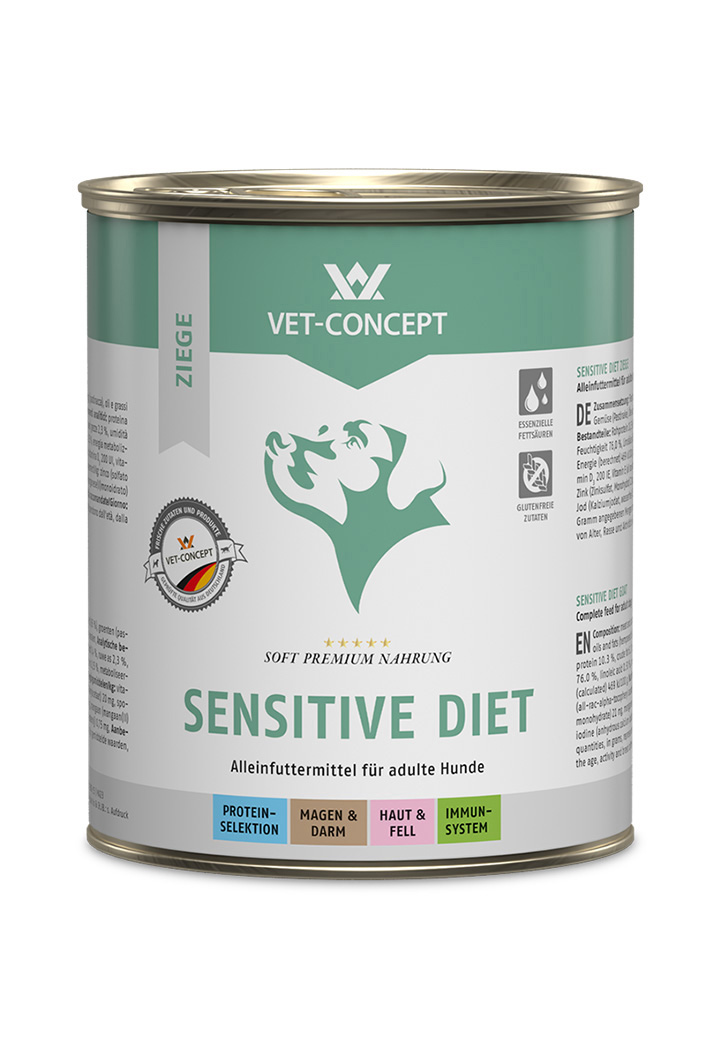 Hundemenue Sensitive Diet Ziege