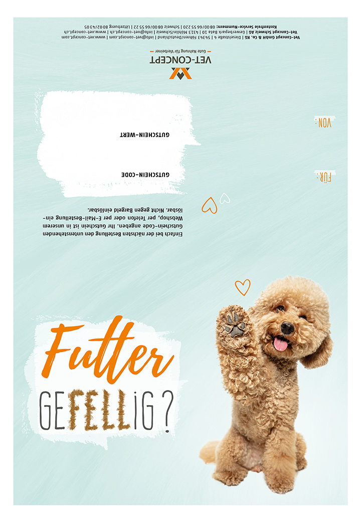 Vet-Concept Geschenkgutschein zum Ausdrucken 