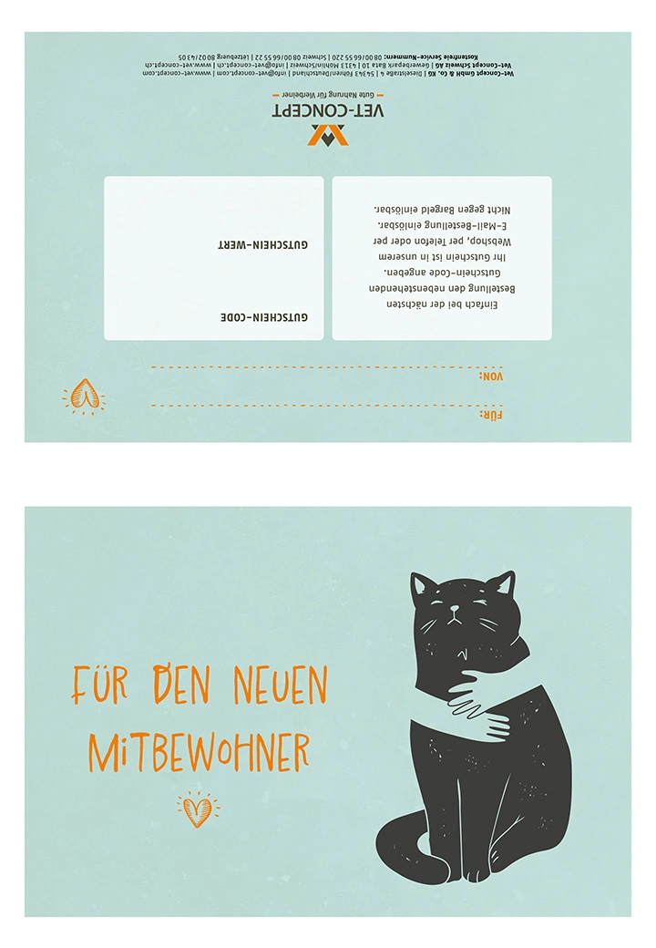Vet-Concept Geschenkgutschein zum Ausdrucken