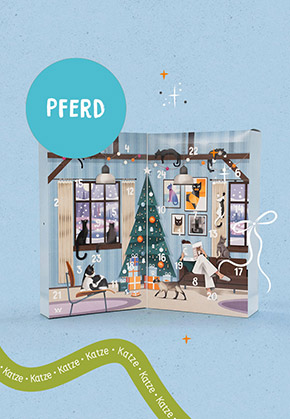 Katze Adventskalender Pferd