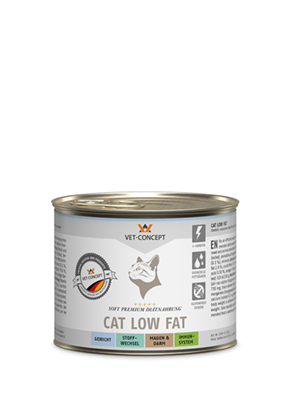 Katzenmenue Low Fat