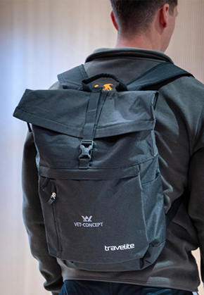 Vet-Concept x Travelite Basic Roll Up Rucksack